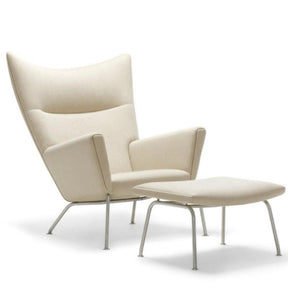 Wegner CH445 Chair with Ottoman Carl Hansen and Son