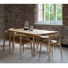 Wegner Elbow Chairs with Dining Table in Loft Carl Hansen & Son