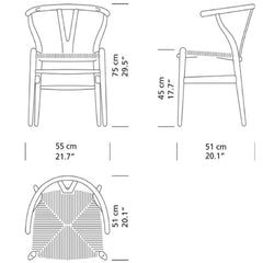 Wegner Wishbone Chair Dimensions