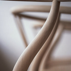 Wegner Wishbone Chair Artistic Curvature Detail