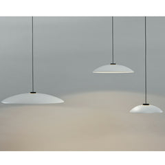 HeadHat Small Medium Large Metallic LED Pendant Lamps by Santa & Cole