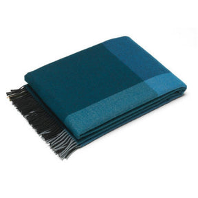 Hella Jongerius Color Block Blanket Blue Black