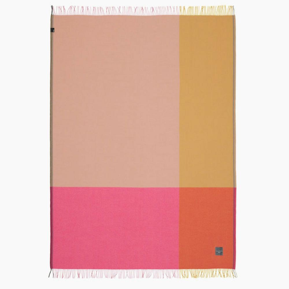 Hella Jongerius Color Block Blanket Pink Beige Open