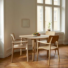 Skagerak Hven Armchairs and Round Dining Table