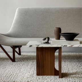 Audo Copenhagen Pagode Sofa  Pagode Sofa by Tove & Edvard Kindt-Larsen with Androgyne Lounge Table