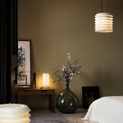 Ilmari Tapiovaara Maija Suspension Lamp in Bedroom by Santa & Cole