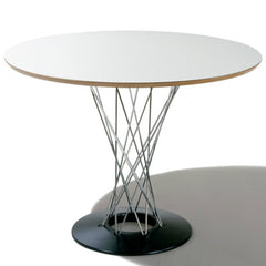 Isamu Noguchi Cyclone Dining Table White with Black Base Knoll