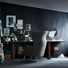 Jaime Hayon Ro Chair Light Grey Desk Fritz Hansen