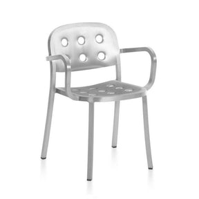 Emeco 1 Inch All Aluminum Armchair by Jasper Morrison
