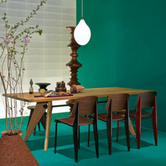 Jean Pouve Standard Chair Dining Setting Vitra