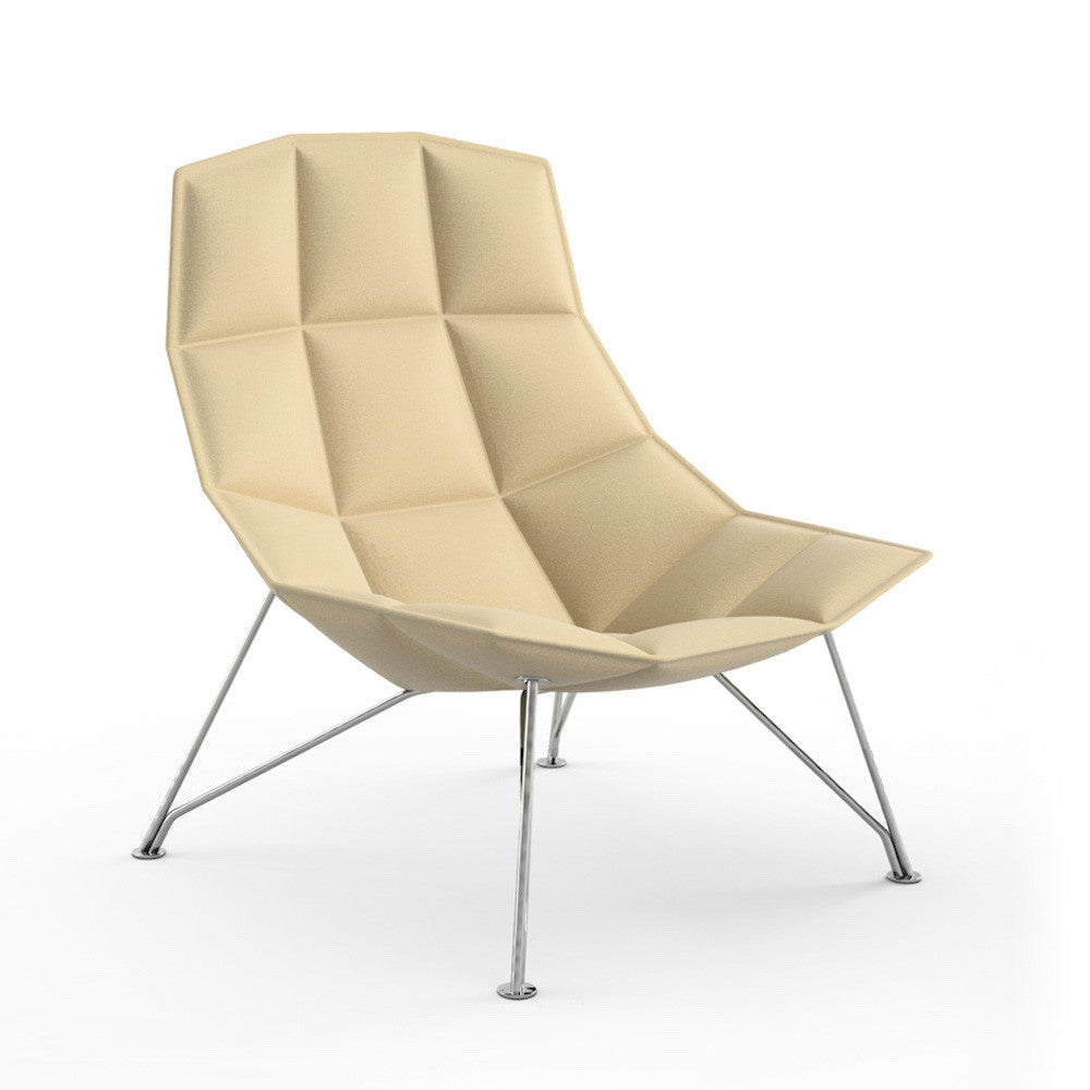 Jehs + Laub Lounge Chair with Circa Ivory Fabric for Knoll