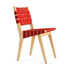 Jens Risom Side Chair Maple Red Profile Knoll