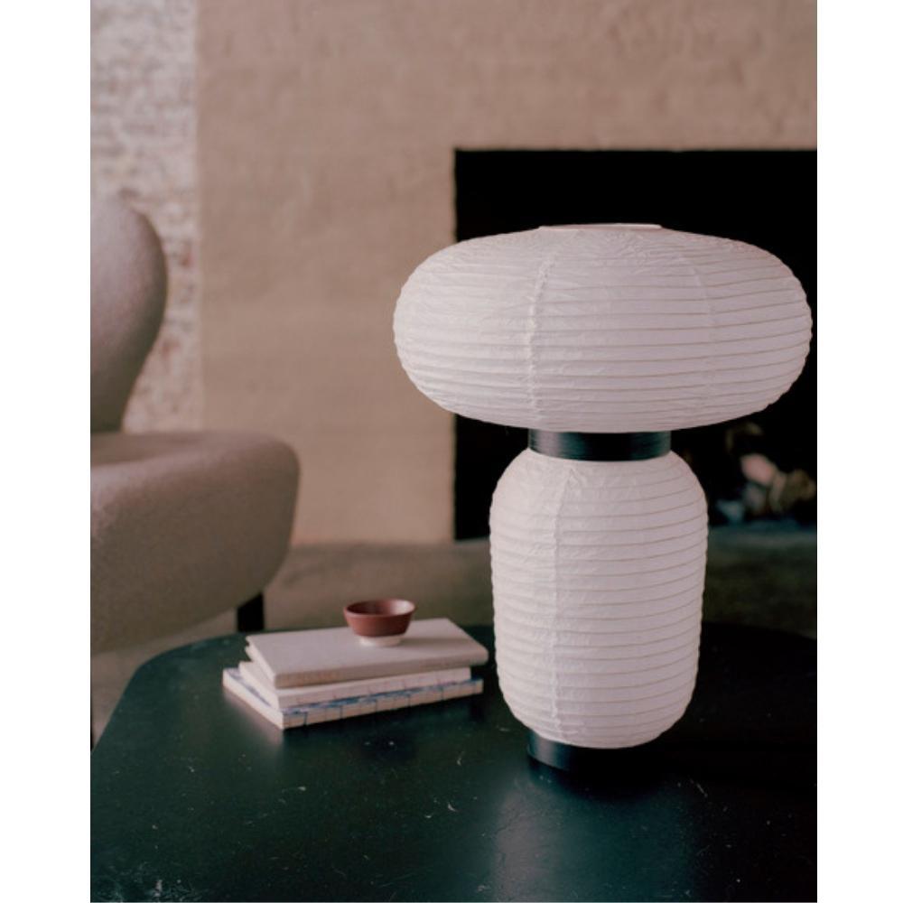 And Tradition JH18 Formakami Table Lamp by Jaime Hayon in living room closeup