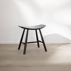 Ejvind A. Johansson J63 Stool in Black Ash by Fredericia