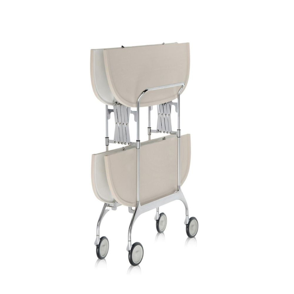 Kartell Gastone Trolley Cream Folded