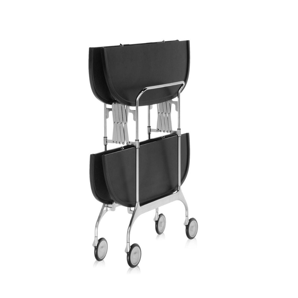 Kartell Gastone Trolley Black Folded