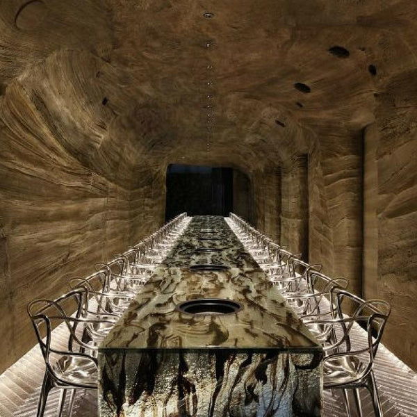 Kartell Masters Chair Metallic Set of 2 Palette & Parlor Modern