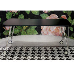 Max Table in room with Mosaic Tile Ferruccio Laviani for Kartell