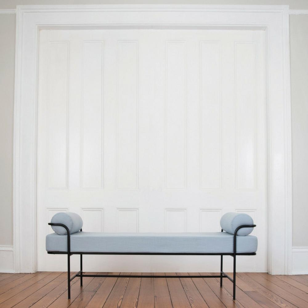 Belvedere Bench by Katy Skelton for Charleston Forge in room