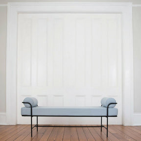 Belvedere Bench by Katy Skelton for Charleston Forge in room