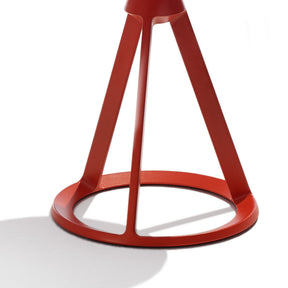 Knoll Barber Osgerby Piton Side Table Coral Red Base Detail