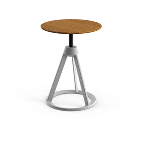 Knoll Barber Osgerby Piton Side Table Teak Top Sterling Base