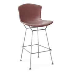 Dark Brown Leather-Chrome Frame