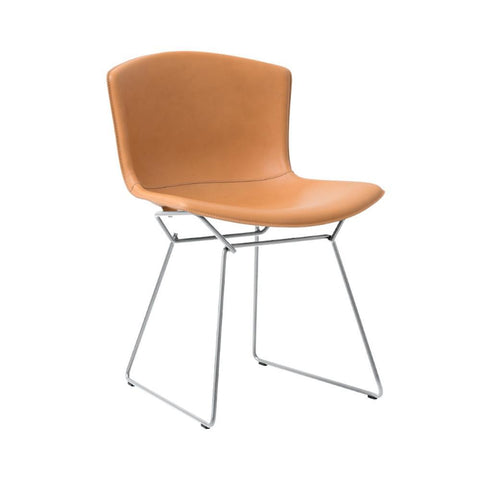 Knoll Bertoia Leather Side Chair