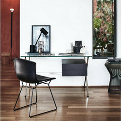 Knoll Albini Desk with Bertoia Shell Chair and Platner Stool