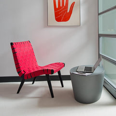 Knoll Maya Lin Stone in office with Jens Risom Chair