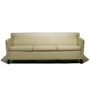 Knoll Krefeld Sofa Mies van Der Rohe in Ivory Leather