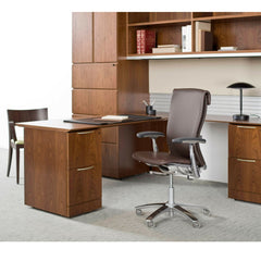 Knoll Leather Life Chair in Executive Office with Autostrada Desk System