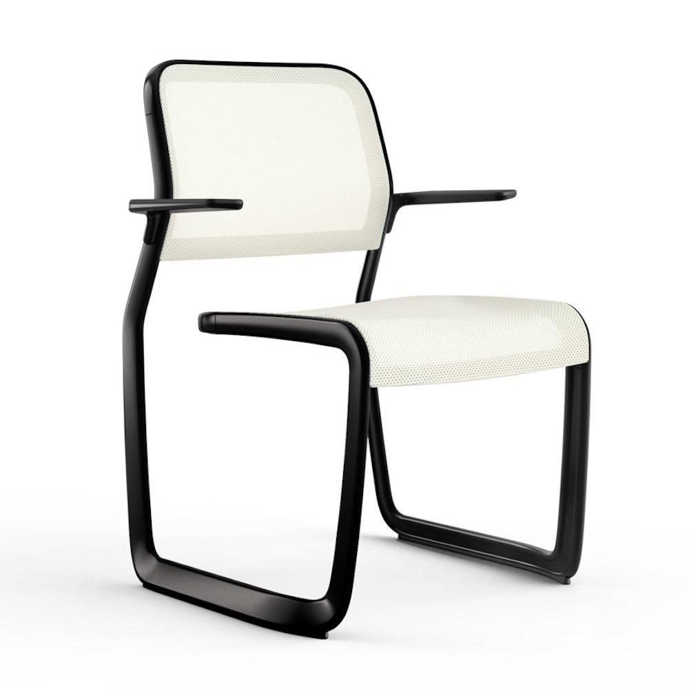 Knoll Newson Aluminum Arm Chair