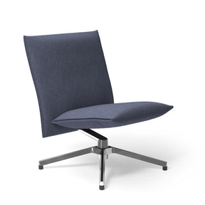 Knoll Pilot Lounge Chair Armless in Delite Catalina Barber and Osgerby