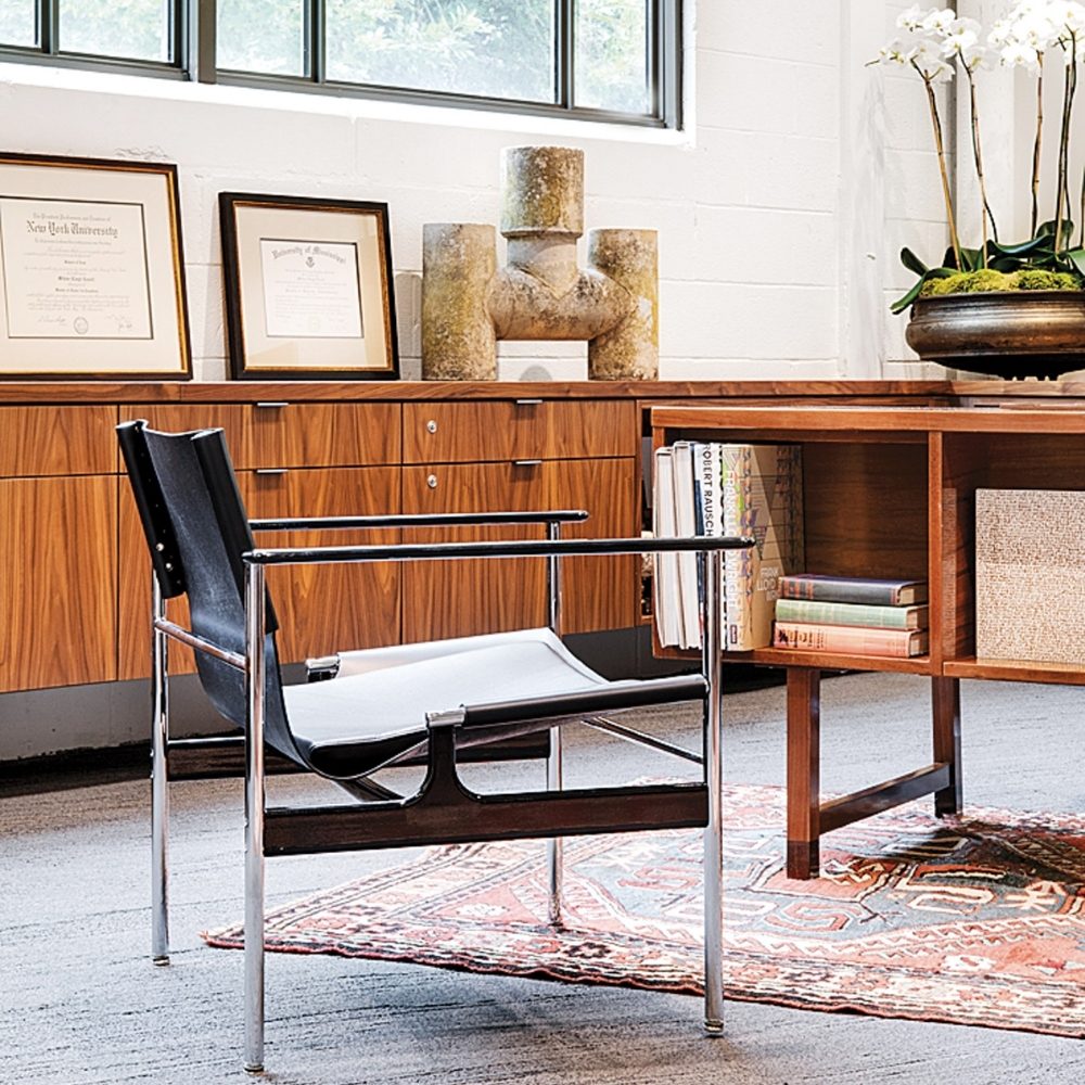 Knoll Pollock Arm Chair in Home Office