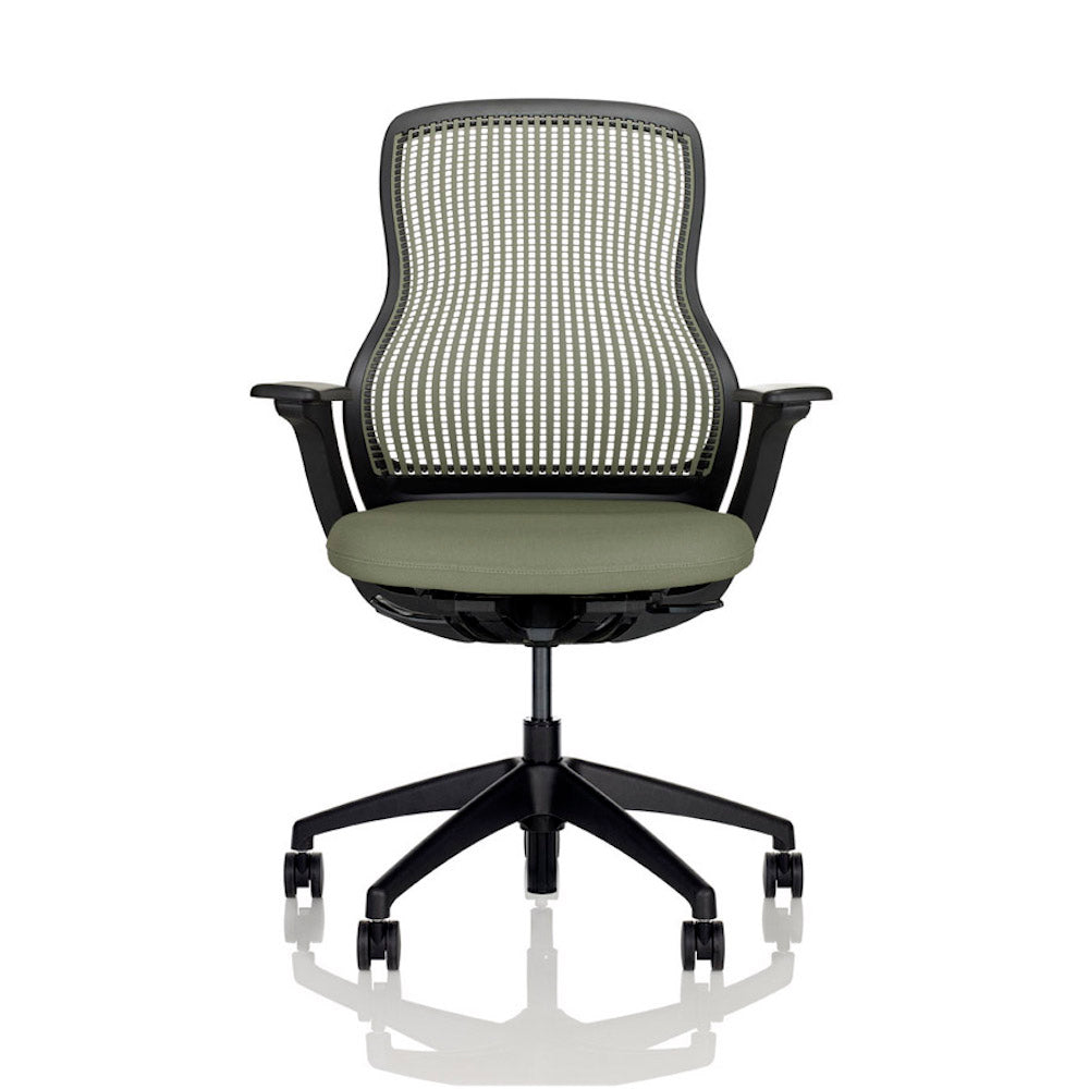 Knoll Regeneration Chair Olive Front