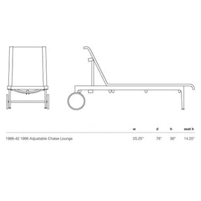 Knoll Richard Schultz 1966 Adjustable Chaise Lounge Chair