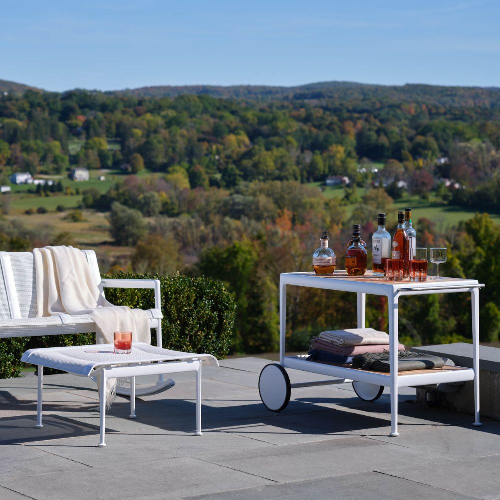 Knoll 1966 Porcelain Serving Cart