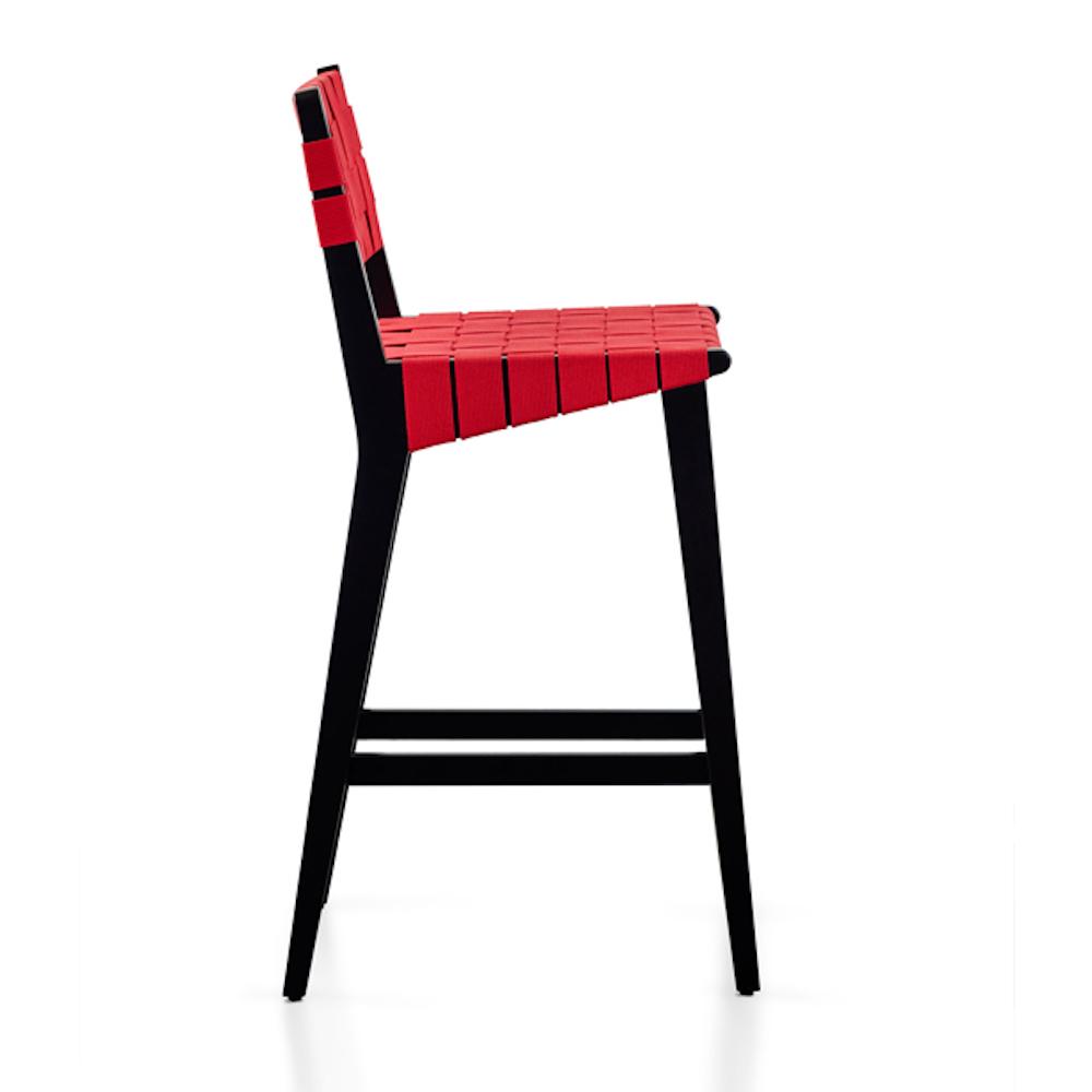 Sideview of Knoll Risom Barstool