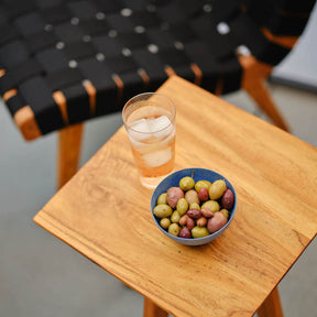 Knoll Risom Teak Outdoor Side Table