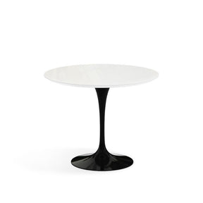 35" Black Base Vetro Bianco Top
