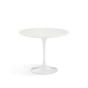 35" White Base Vetro Bianco Top