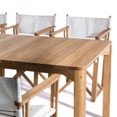 Kryss Dining Chairs with Korsö Dining Table by Skargaarden