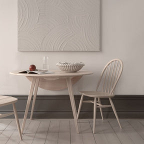 L.ercolani originals dropleaf table with Windsor dining chairs
