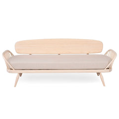 L.Ercolani Studio Couch 7355 in Natural Ash without Back Cushions