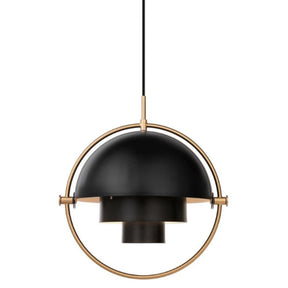 Gubi Multi Lite Pendant Black and Brass