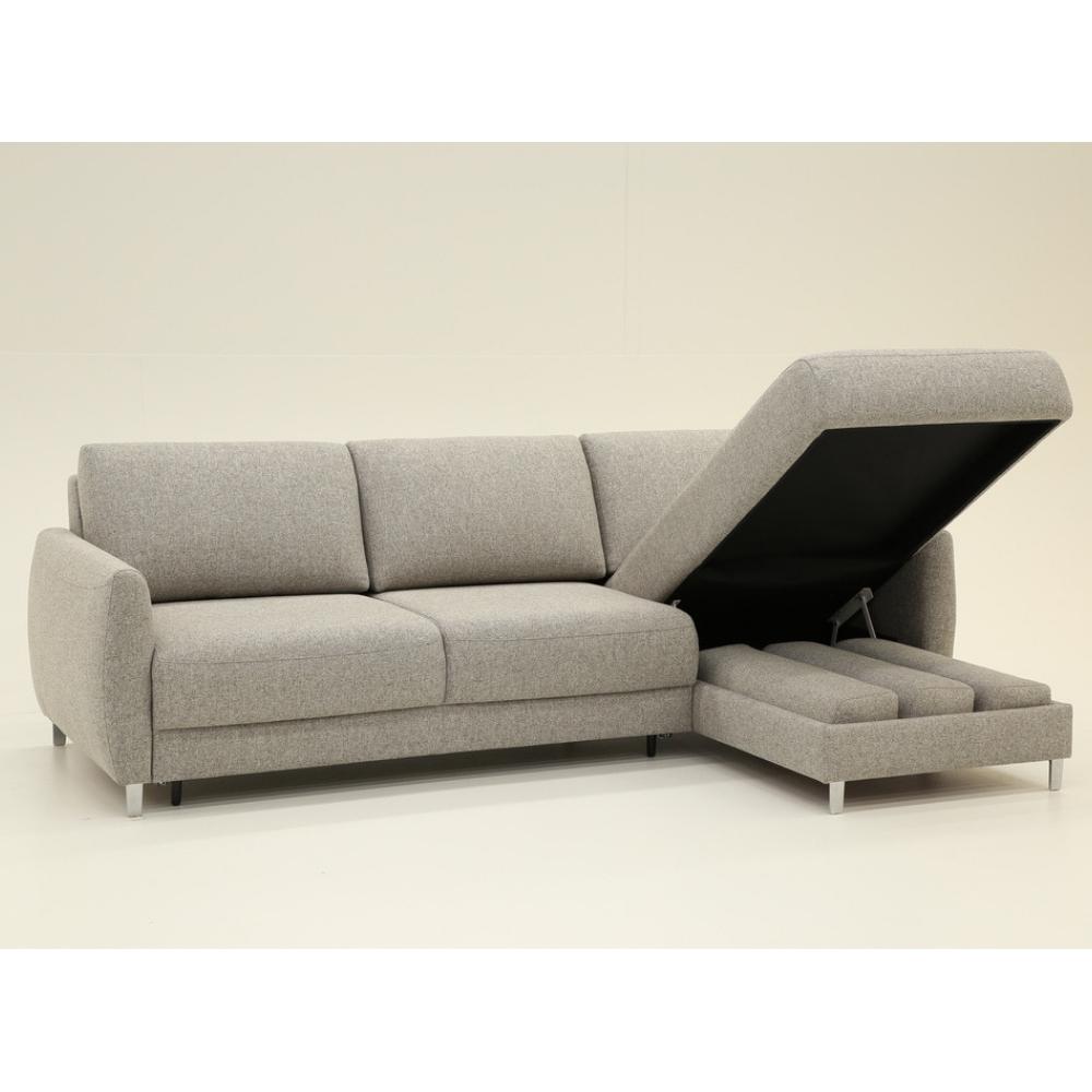 Luonto Delta Sleeper Sofa Pillows Stored in Chaise