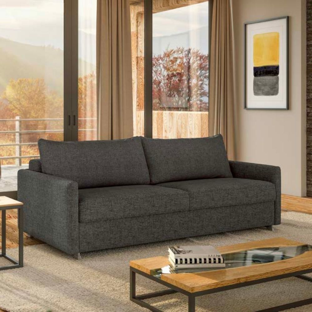 Luonto Elevate Bunkbed Sleeper Sofa Rendering in Living Room