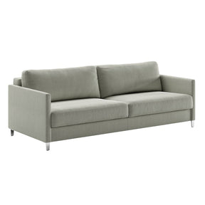 Luonto Elfin King Sleeper Sofa Light Grey Angled