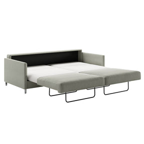 Luonto Elfin King Sleeper Sofa Light Grey Open Angled